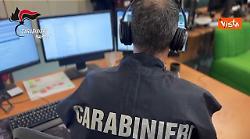 Smantellata dai Carabinieri a Napoli centrale operativa delle truffe, immagini