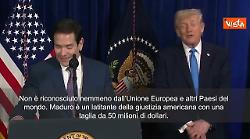 Rubio: Maduro non &egrave; Presidente legittimo del Venezuela. Un latitante