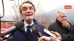 Fontana (Lombardia) inaugura Ponte Manzoni a Lecco: "Opera importante, richiesta dal territorio"