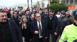 Ciclone Harry, La Russa a Catania: Torner&ograve; a verificare che passata la festa non si gabbi il Santo