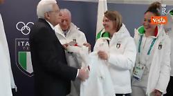 Milano Cortina 2026, il Presidente Mattarella visita il villaggio olimpico