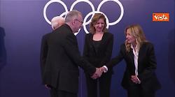 Milano Cortina, il Segretario di Stato Vaticano Parolin arriva alla cerimonia d'apertura