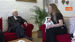 Milano Cortina, il Presidente Mattarella incontra la sciatrice Sofia Goggia