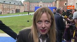 Meloni: Eurobond? "Personalmente sono favorevole, ma questo tema &egrave; tra i pi&ugrave; divisivi in Ue"