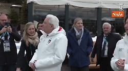 Milano Cortina, il Presidente Mattarella a Cortina per assistere alla supergigante femminile