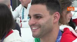 Milano Cortina, il Presidente Mattarella visita il villaggio Olimpico a Cortina