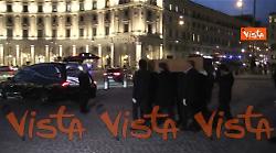 Funerali di Antonino Zichichi, il feretro lascia la Basilica di Santa Maria degli Angeli a Roma
