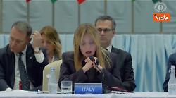 Meloni: "Il Piano Mattei sta rivoluzionando il modo di agire in Africa"