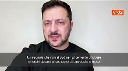 Zelensky: Sanzioni contro cittadini russi che lavorano per la guerra e usano anche lo sport
