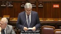 Board of Peace il Ministro Tajani elenca i Paesi partecipanti interrotto dalle opposizioni