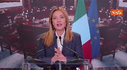 Meloni: "Decreto bollette avr&agrave; impatto rilevante, risparmi di oltre 5 miliardi"