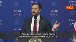 Vance: "Il Board of Peace porter&agrave; grande prosperit&agrave; per gli Stati Uniti"