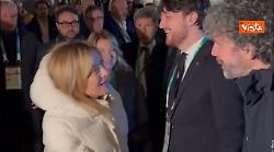 Milano Cortina 2026, il Presidente del Veneto Stefani accoglie Meloni alla cerimonia di chiusura