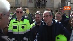 Il Presidente Mattarella incontra la popolazione di Niscemi