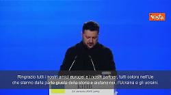 Zelensky: "Le sanzioni sono l'unica forma di diplomazia che Putin capisce"