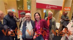 Occhetto compie 90 anni, l'abbraccio con i segretari Pd Veltroni, Schlein, Rutelli e Franceschini