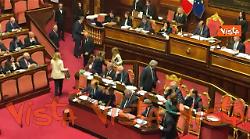 Meloni lascia Aula Senato dopo discussione sulle comunicazioni su crisi Iran