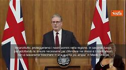 Crisi Iran, Starmer: Ci difenderemo, ma non ci lasceremo trascinare in guerra