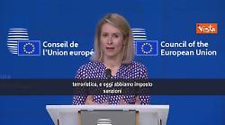 Crisi Golfo, Kallas: La guerra in Iran non &egrave; una guerra dell'Europa