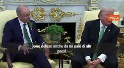 Trump ai politici irlandesi critici sull'operazione in Iran: 'Siete fortunati che io esista'