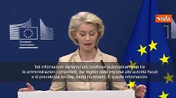 Von der Leyen: Con Eu Inc. un'impresa in 48 ore in tutta l'Ue