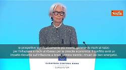 Lagarde (Bce): Urgente rafforzare area Euro e sua economia