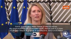 Consiglio Ue, Kallas: Abbiamo bisogno di uscire da guerra nel Golfo, non di un'escalation