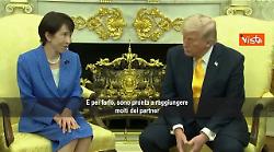 Takaichi alla Casa Bianca: Solo Trump pu&ograve; portare la pace nel mondo