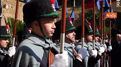 Il Presidente Mattarella depone una corona d'alloro alle Fosse Ardeatine