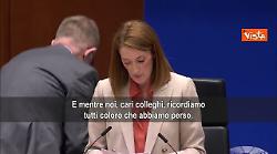 Parlamento Ue ricorda 10 anni da attacco terroristico Bruxelles, Metsola: Europa non dimentica