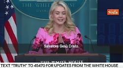 Portavoce Casa Bianca: Avete sentito un Amen stavamo pregando con il Presidente ad alta voce