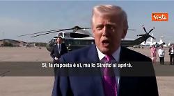 Trump su Iran: Sar&agrave; un buon accordo se non avranno pi&ugrave; armi nucleari