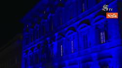 Palazzo Madama si tinge di blu in occasione della Giornata Mondiale del Parkinson