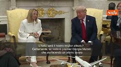 ARCHIVIO Meloni, Italia alleata degli Usa e le formiche. La domanda di Vista a Trump nel 2025