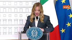 Meloni: Italia e Europa sempre a fianco di Kiev e del suo popolo