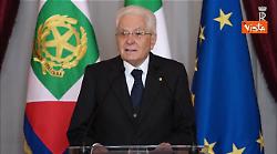 Mattarella: I valori della Resistenza sono scolpiti nella Costituzione