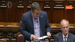 Salvini: Riserve di carburante per aerei fino a tutto Maggio, ora non c'&egrave; emergenza