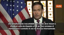 Rubio: Inaccettabile tentativo dell'Iran di controllare acque internazionali SOTT