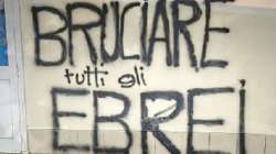 Quella scritta a Perugia. E' l'odio che divampa