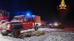 A Castelluccio di Norcia 15 auto bloccate dalla neve: intervenuti i vigili del fuoco
