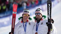 Olimpiadi invernali, inizio da favola per gli azzurri: doppio podio nella discesa libera, Franzoni d'argento e Paris bronzo