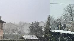 In Umbria resiste l'inverno, la neve imbianca ancora il cuore verde
