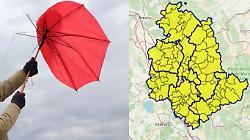 Scatta l'allerta meteo gialla per neve e vento in Umbria: le previsioni del tempo