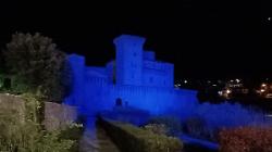 Rocca Flea in blu