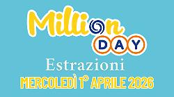 Million Day e Million Day Extra, le estrazioni di oggi mercoled&igrave; 1&deg; aprile: i numeri vincenti