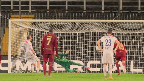 Buon pari (1-1) del Gubbio a Ravenna: ci pensa La Mantia su rigore, che occasione Minta