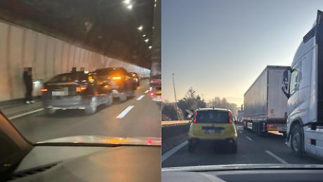 Caos traffico a Perugia: incidenti, code e rallentamenti bloccano il raccordo