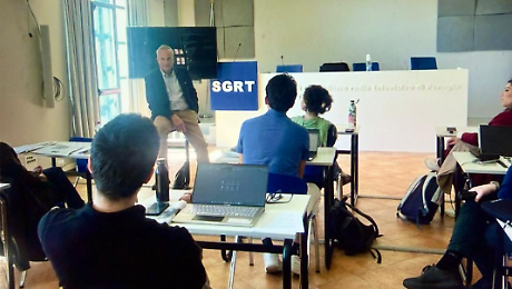 L&rsquo;informazione che cambia vince: gli allievi della Scuola di giornalismo radiotelevisivo incontrano il direttore Sergio Casagrande