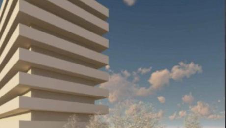 Un nuovo palazzo di 9 piani al posto di un'area degradata a Borgo Rivo
