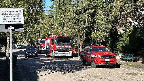 Intervento vigili del fuoco